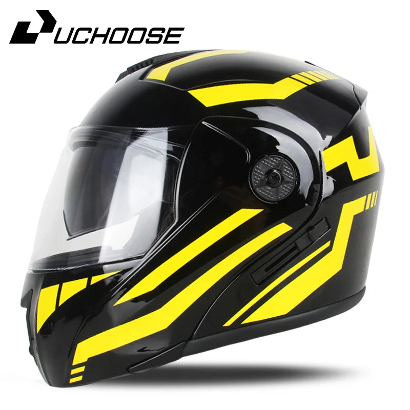 Unisex Racing Motobiker Flip Up Helmets.