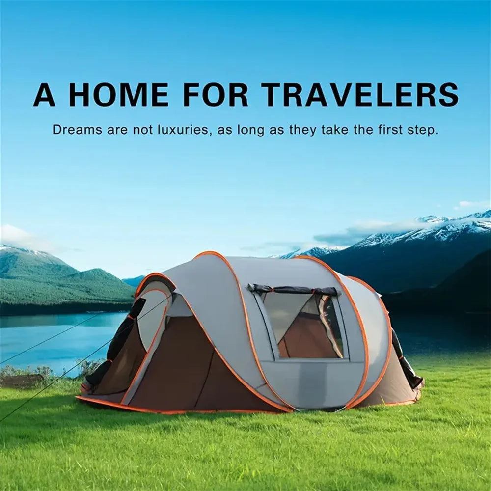 5-8 people, quick-opening hand-thrown Tent.