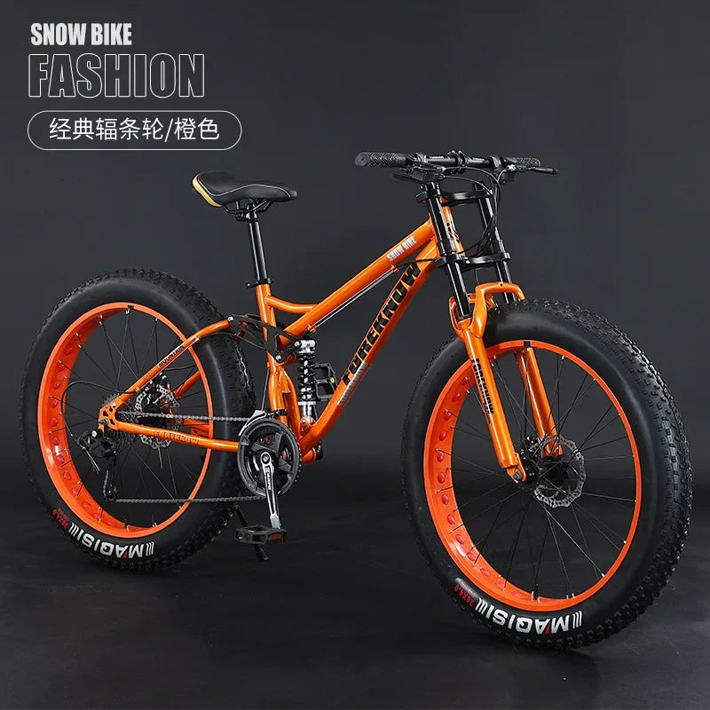 26inch Aluminum Alloy 4.0 Fat Bicycles Mountain Fat Bike.