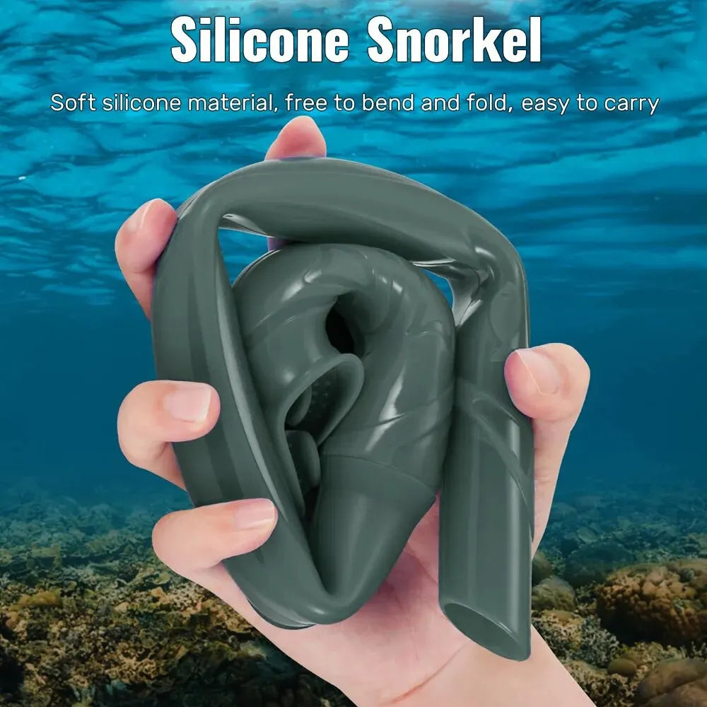 Soft Silicone Diving Snorkel.