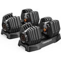 Adjustable Dumbbell Set,15-in-1 Weight Set Dumbbells 105lb.