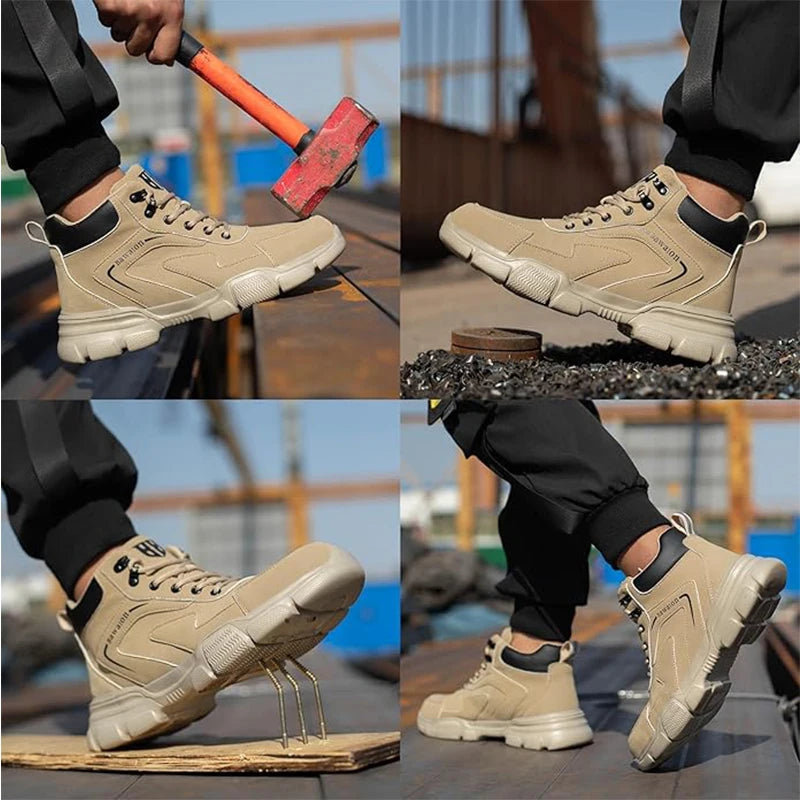 Waterproof Work Boots for Men Women Steel Toe Boots
