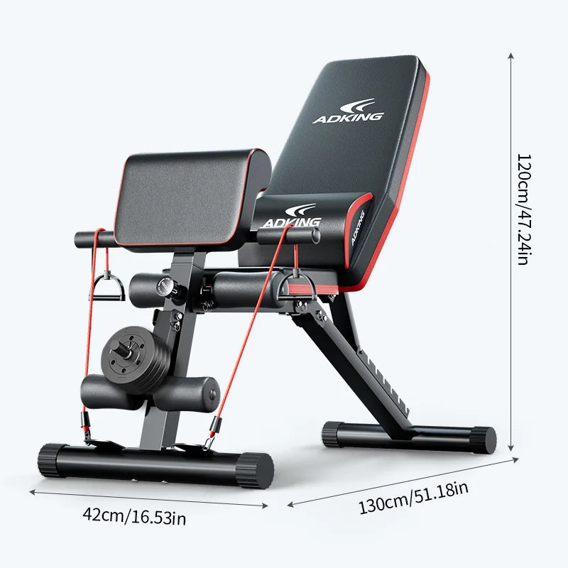Fully Foldable Adjustable Fitness Bench.
