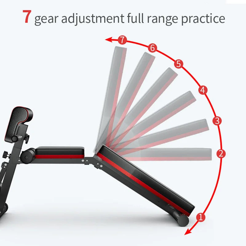 Fully Foldable Adjustable Fitness Bench.
