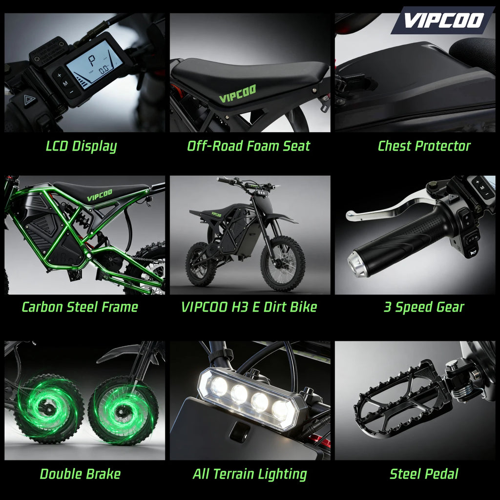【1 Year Warranty】H3 Electric Motorcycle.