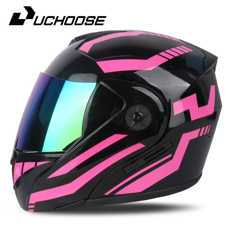 Unisex Racing Motobiker Flip Up Helmets.