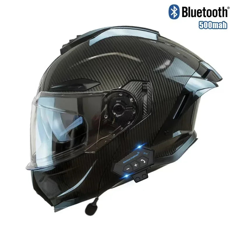 Flip up Motorcycle Helmet With Bluetooth.