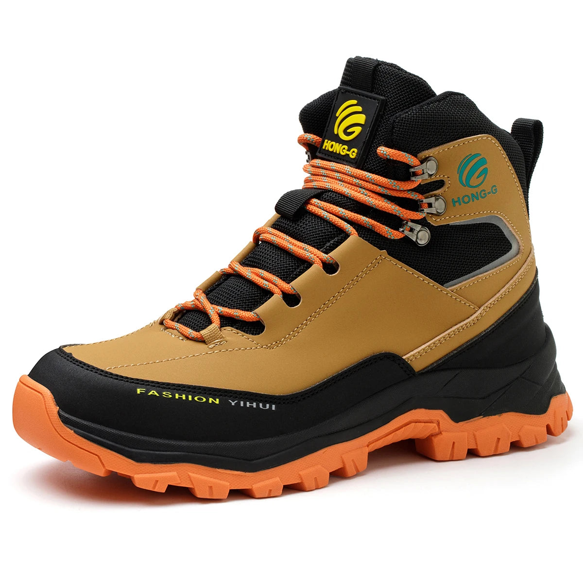 Rotating Button Safety Shoes Men Work Sneakers