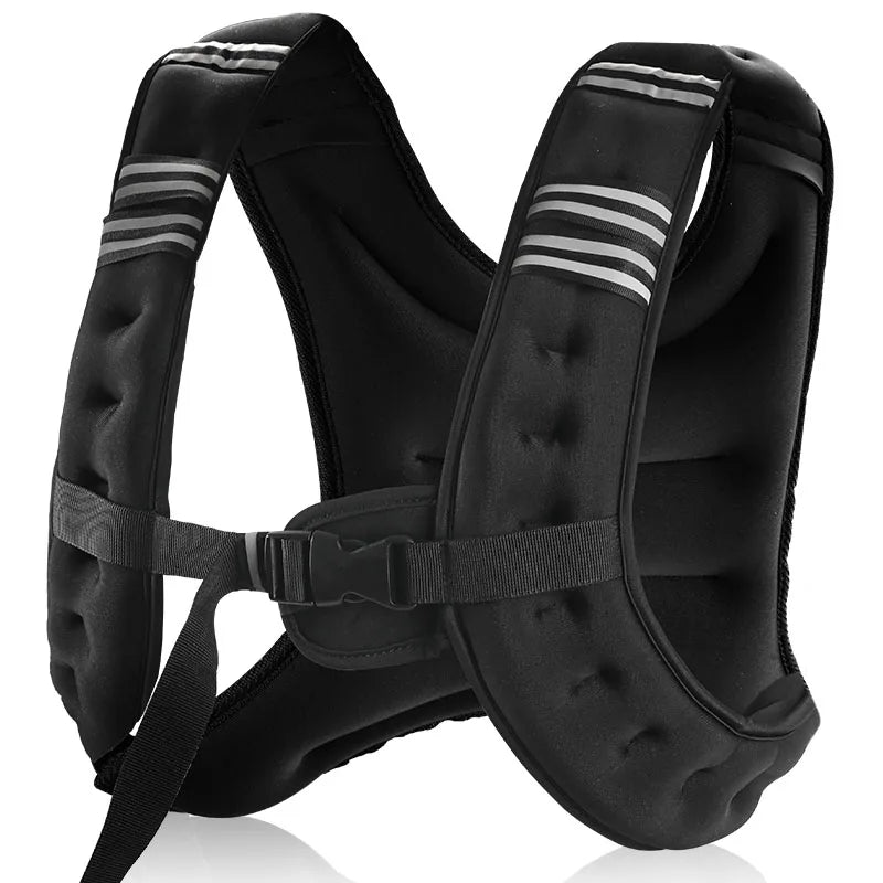 12lb Weight Vest with Reflective Stripe for Workout,