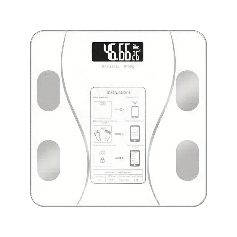 Smart Body Fat Scale Wireless LED Digital.