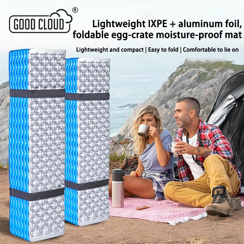 Aluminum Foil Egg Crate Sleeping Pad.