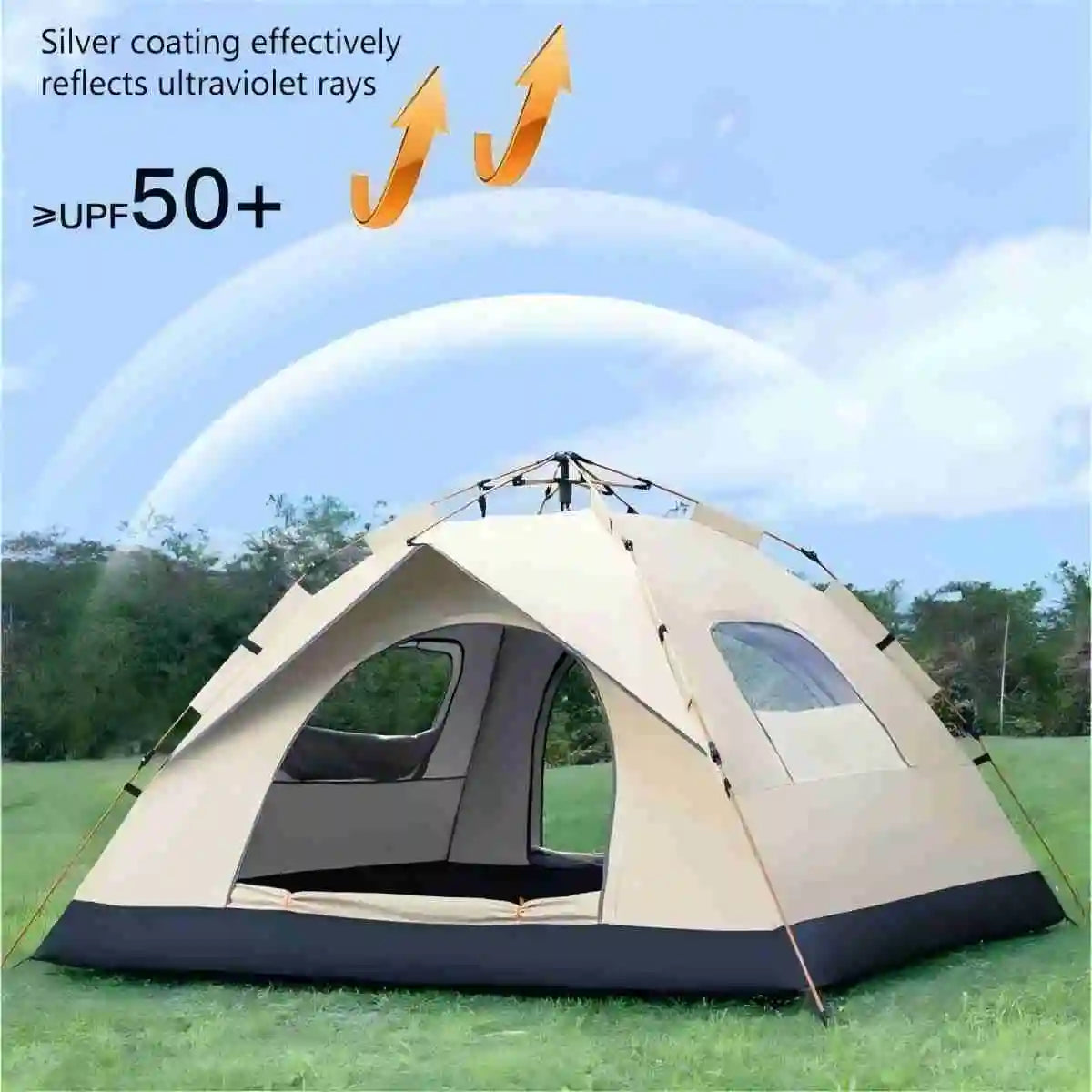 Outdoor shelter, Sunshade, Self-driving Travel, Camping Tent.