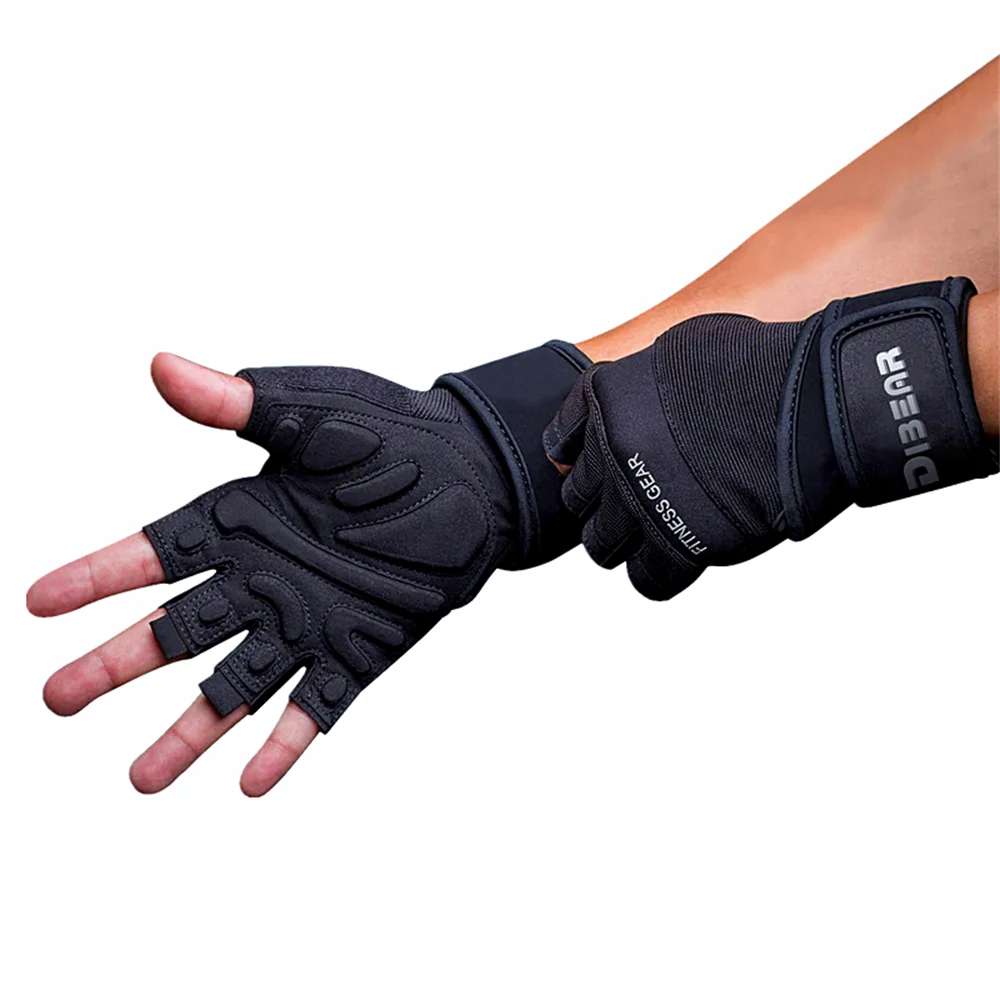 Half Finger Bodybuilding Gym Gloves Weightlifting.