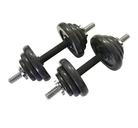 2026 High Quality Cast Iron and Painting Weight Adjustable Dumbbell Set
