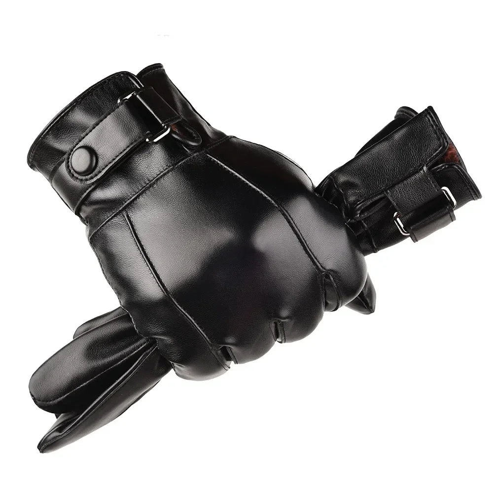 Winter Gloves for Men Genuine Leather Gloves Outdoor