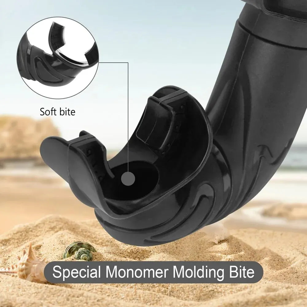 Soft Silicone Diving Snorkel.