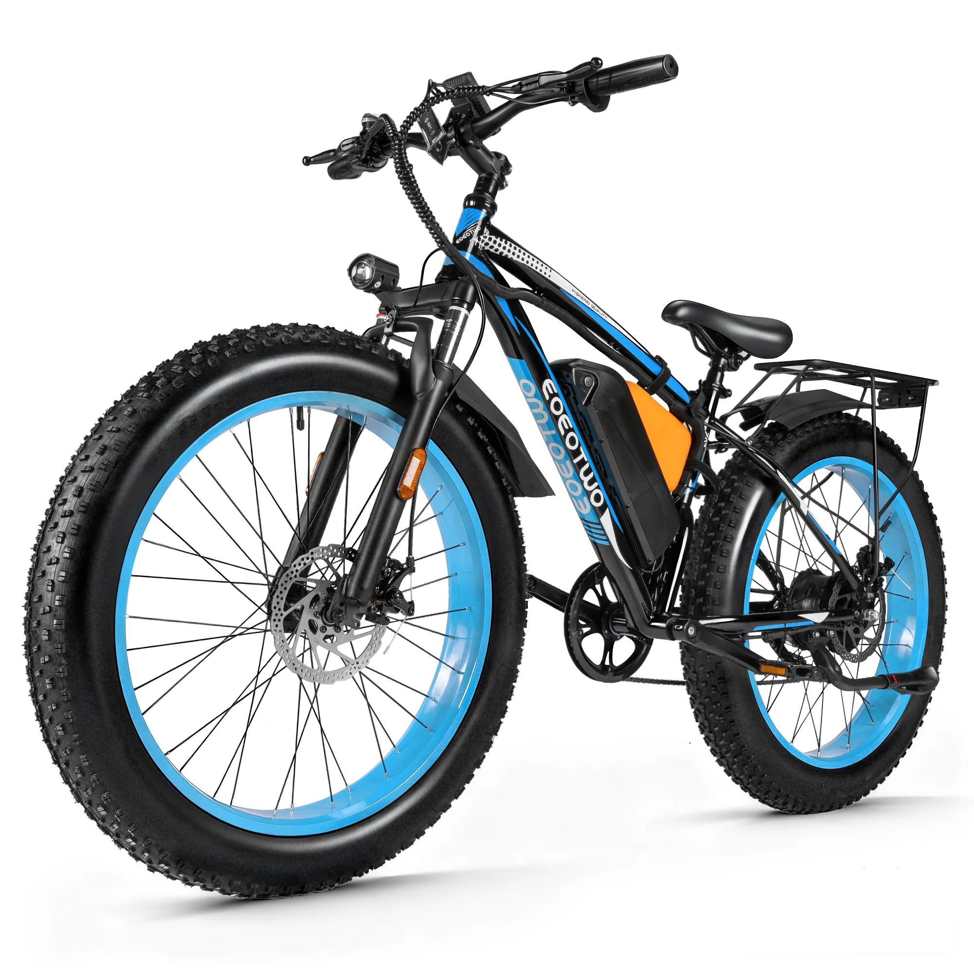 26" Fat Tire Electric Bike for Adults 48V 20Ah Battery 1000W Motor.