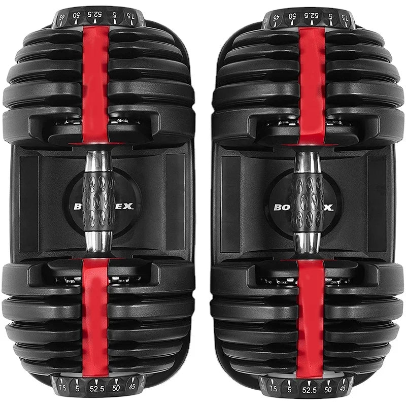 Custom Home Gym Pesas Digital Adjustable Dumbbells.